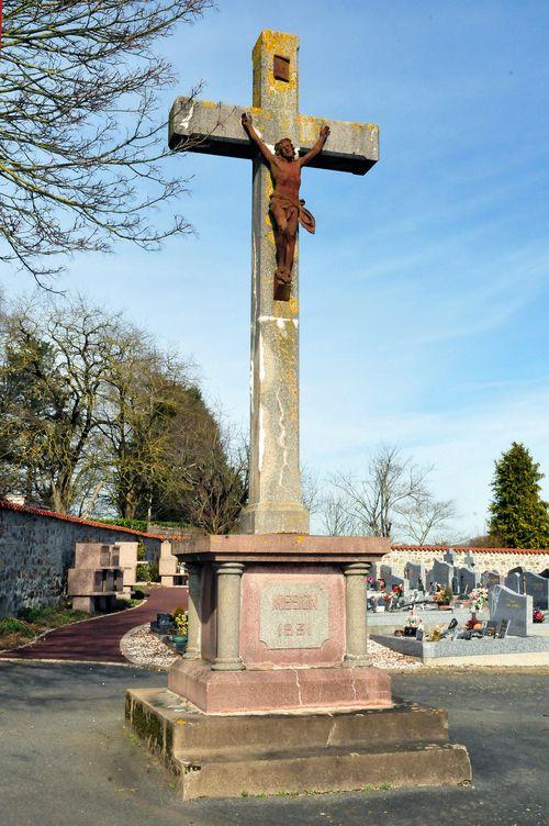 Iconographie - Mission 1931 - La croix du Cimetière