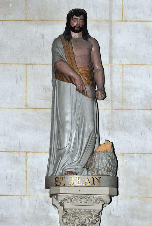 Iconographie - Statue de Saint Jean à l'église