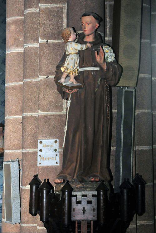 Iconographie - Saint Antoine de Padoue à l'église