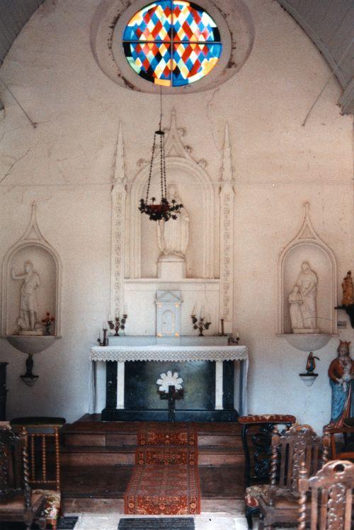 Iconographie - Chapelle du Fief Milon - Intérieur