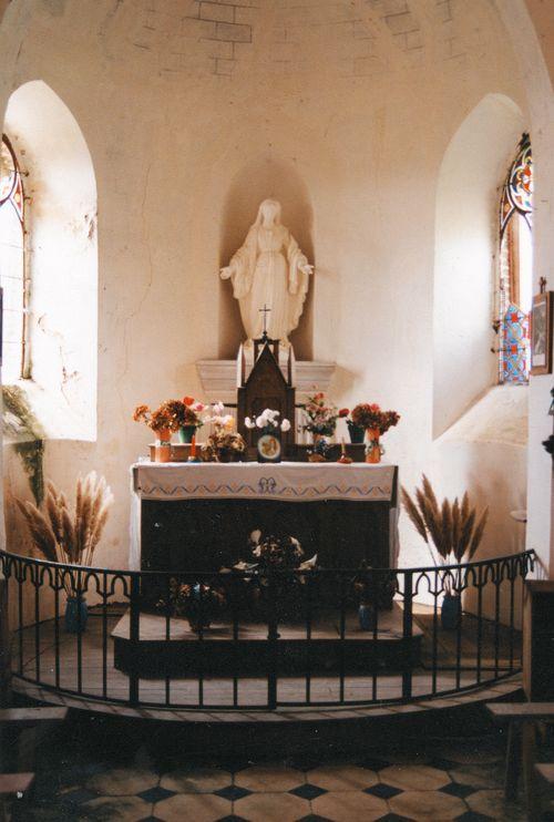 Iconographie - Chapelle du Beugnon - Intérieur