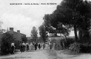 Iconographie - Entrée du bourg - Route des Essarts