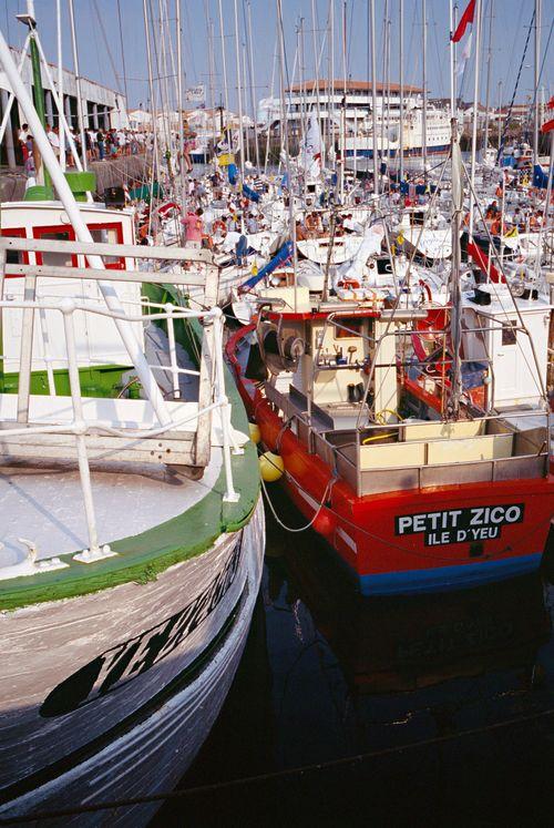 Iconographie - Bateaux de pêche au port