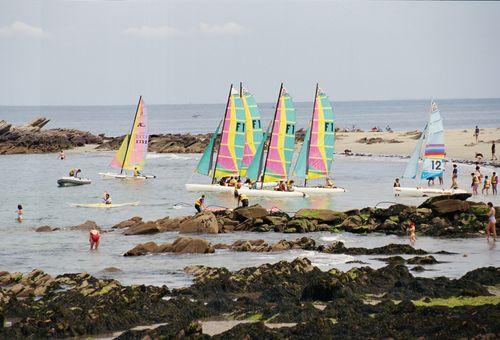 Iconographie - Catamarans de l'école de voile