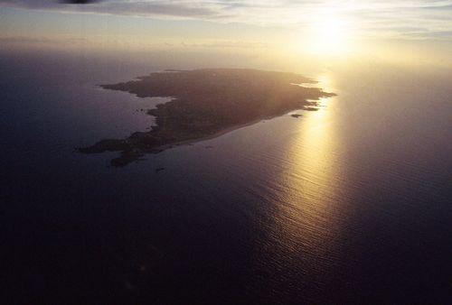 Iconographie - L'île au coucher du soleil