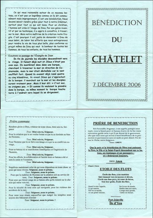 Iconographie - Bénédiction au baptême du Châtelet