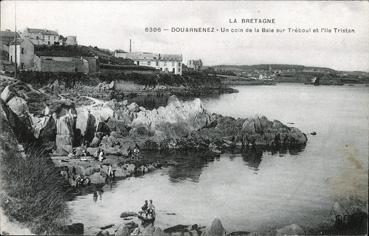 Iconographie - Un coin de la baie sur Tréboul et l'île Tristan