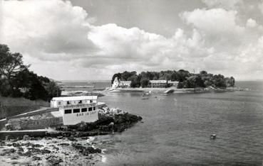 Iconographie - Vue sur la plage des Dames et l'île Tristan