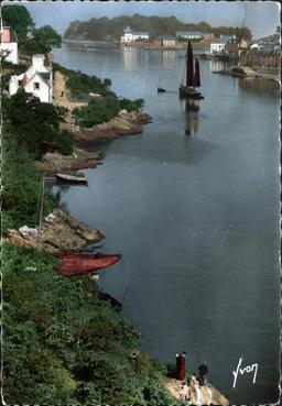 Iconographie - Le Port-Rhu et l'île Tristan