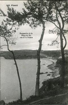 Iconographie - Perspective de la plage du Ris - Rue de la Falaise