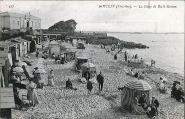 Iconographie - La plage de Roc'h-Kroum