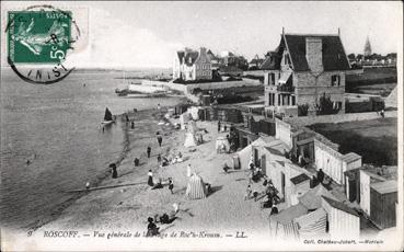 Iconographie - Vue générale de la plage de Roc'h-Kroum