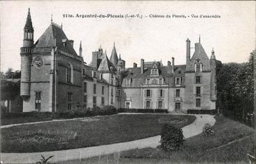 Iconographie - Le château du Plessis - Vue d'ensemble