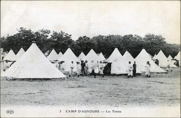 Iconographie - Camp d'Auvours - Les tentes
