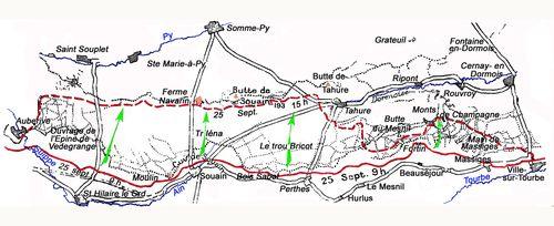 Iconographie - Bataille de Champagne 25 septembre 1915