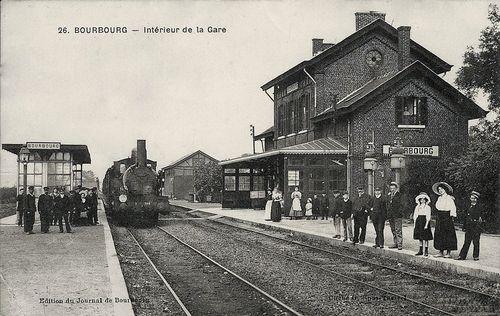 Iconographie - Intérieur de la gare de Bourbourg (59)