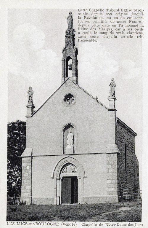 Iconographie - Chapelle de Notre-Dame-des-Lucs