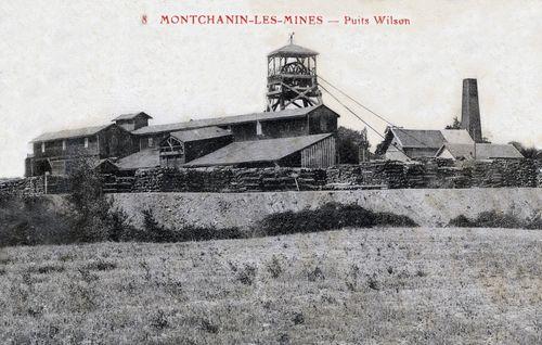 Iconographie - Montchanin-les Mines - le puits Wilson