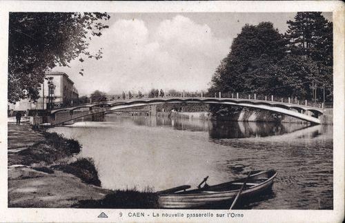 Iconographie - La nouvelle passerelle sur l'Orne