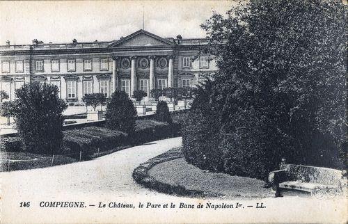 Iconographie - Le château, le parc et le banc de Napoléon 1er