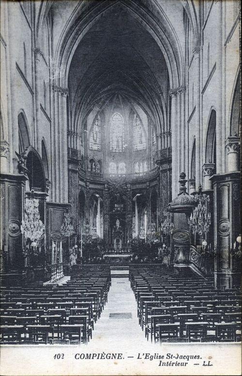 Iconographie - L'église Saint-Jacques - Intérieur