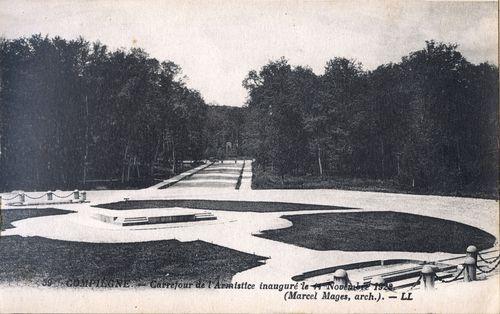 Iconographie - Carrefour de l'Armistice inauguré le 11 novembre 1922