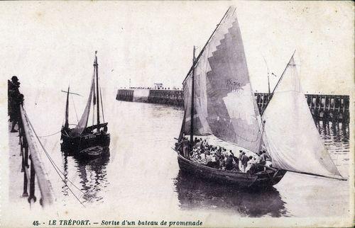 Iconographie - Sortie d'un bateau de promenande