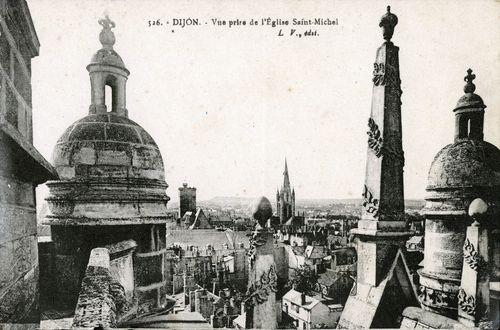 Iconographie - Vue prise de l'église Saint-Michel