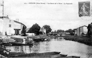 Iconographie - Les bords de la Sèvre - La Passerelle