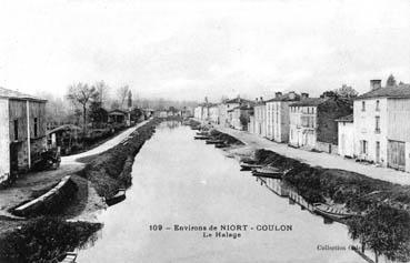 Iconographie - Environs de Niort - Coulon - Le Halage