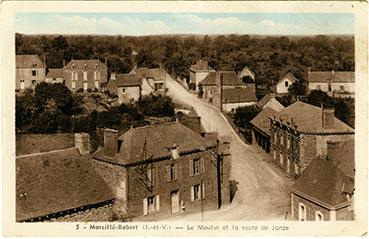 Iconographie - Le moulin et la route de Janzé