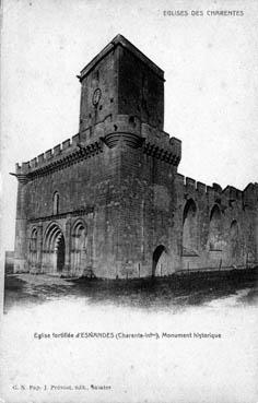 Iconographie - Eglise fortifiée d'Esnandes - Monument historique