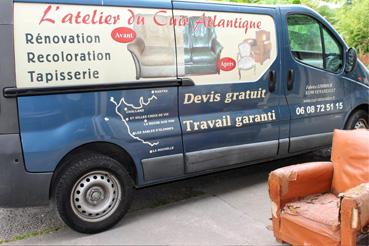 Iconographie - Camionette de l'Atelier du cuir de l'Atlantique