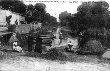 Iconographie - Le Port - Pêche au tramail