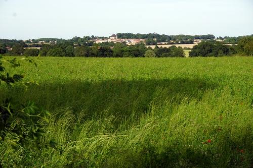 Iconographie - Village Les Coudreaux - Vue sur le bourg