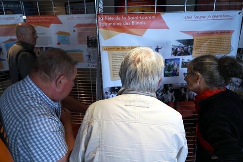 Iconographie - Inauguration de l'exposition Fête de la Saint-Laurent, patrimoine des Blinois