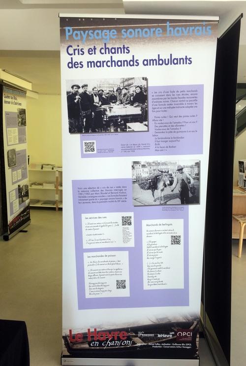 Iconographie - Exposition Le Havre en chansons à la Maison du Patrimoine du Havre