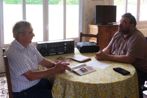 Iconographie - Pascal Servain et Jean-Claude Henry, ancien capitaine de grande pêche