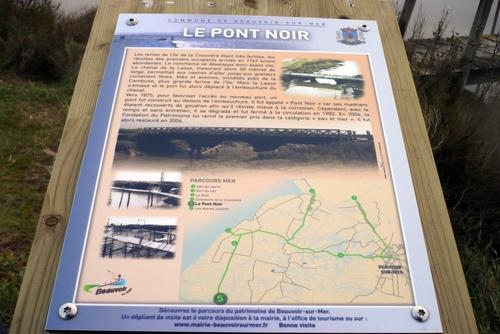 Iconographie - Panneau historique du Pont Noir