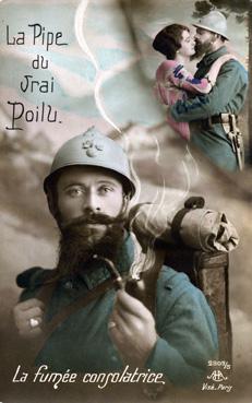 Iconographie - La pipe du vrai Poilu