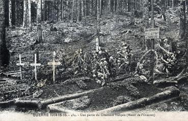 Iconographie - Une partie du cimetière français (Massif de l'Ormont)