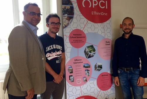 Iconographie - Visite de Pratik Ghosh à l'OPCI