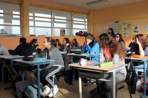 Iconographie - Intervention de l'OPCI au Lycée Saint-Clair