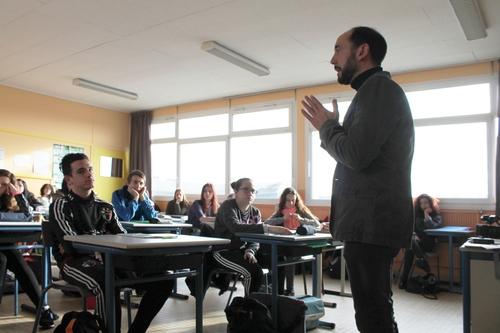 Iconographie - Intervention de l'OPCI au Lycée Saint-Clair