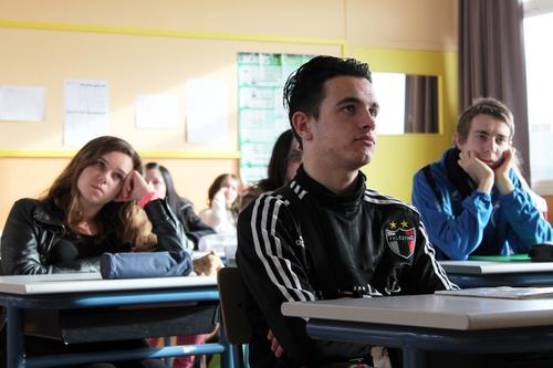 Iconographie - Intervention de l'OPCI au Lycée Saint-Clair