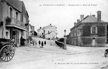 Iconographie - Gendarmerie - Route de Vouillé