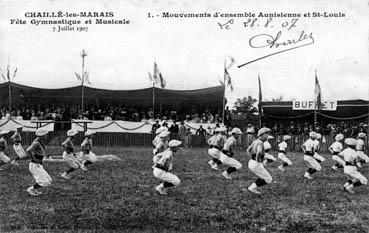 Iconographie - Fête gymnastique et musicale