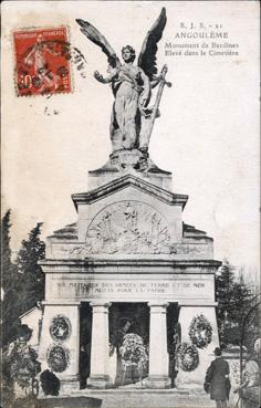 Iconographie - Monument de Bardines élevé dans le cimetière