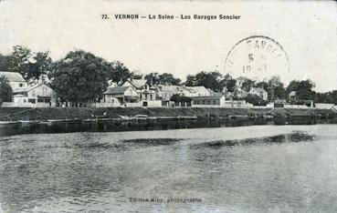 Iconographie - La Seine - Les garages Sencier