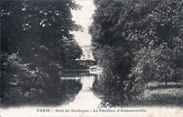 Iconographie - Le Bois de Boulogne - Le pavillon d'Armenonville